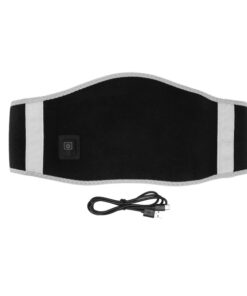 Heated Belt with Silver Ions & Carbon Fiber: 3 Heat Settings for Back & Abdominal Pain Relief
