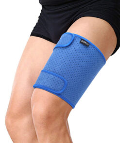 Blue Neoprene Leggings: Breathable & Non-Slip
