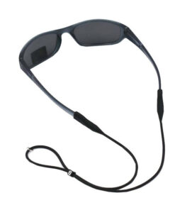 Adjustable Silicone Eyeglass Strap/Retainer - 55cm Black