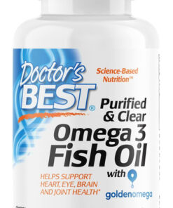 Omega-3 Fish Oil 1000mg (120 Capsules) - Pure & Clear