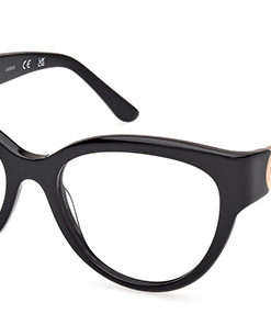 Guess GU 50182 Black Cat Eye Plastic Women's Eyeglasses Frames