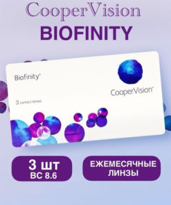 Biofinity Contact Lenses (-1.50, 8.6 Dia, 1 Month Supply)