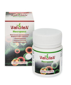 Saschera-MED Valulav: Plant-Based Stress Relief Formula, 30 Capsules