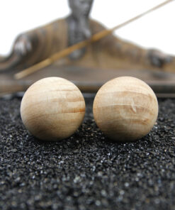 Baoding Balls 32mm Wooden Set (2pcs) - Stress Relief & Health Benefits