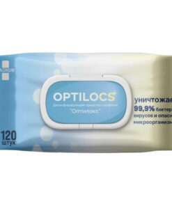 Optiloks Alcohol Wipes (120 Count) Flow-Pack