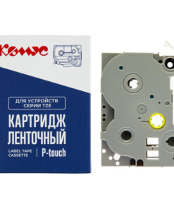 Brother TZE-431 Label Tape: Black on Red, 12mm x 8m