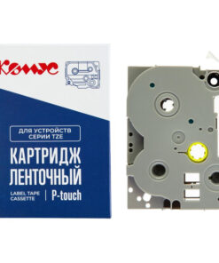 Brother TZE-741 Black on Green Label Tape (18mm x 8m)