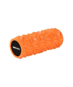 Orange PVC Massage Roller (33cm) - Deep Tissue Relief