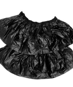 Black Shoe Covers, Standard Size, 200 Pcs (100 Pairs)