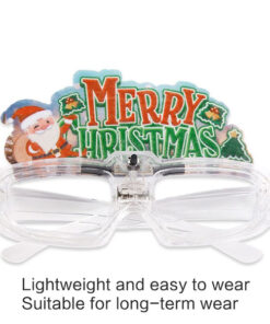 LED Christmas Light-Up Glasses (Type-C)