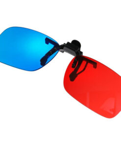 Red 3D Clip-on Glasses for Myopia