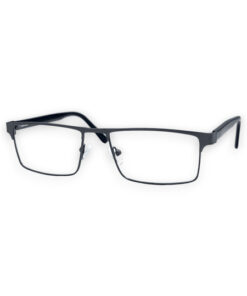 Men's Berga Dark Gray Metal Eyeglass Frames BG246014-C2