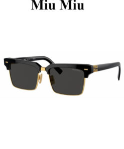 Miu Miu SMU10Z Square Sunglasses with Browline Detail