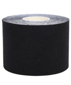 Kinesiology Tape for Knee, Ankle & Shoulder - 5cm x 5m Black