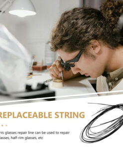Eyeglass Repair Kit: Nose Pads & Repair String (500pcs)