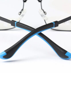 Silicone Non-Slip Eyeglass Temple Tips & Case Holder