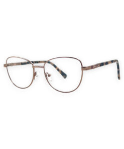 Women's Berga Silver Metal Eyeglass Frames BG246001-C2