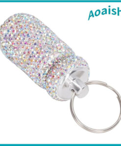 Crystal Rhinestone Medicine Bottle