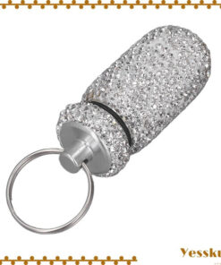 Rhinestone Medicine Bottle
