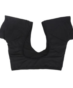 Black Performance T-Shirt with Large Sweat-Wicking Pads - Size L
