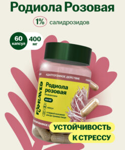 Rhodiola Rosea Extract 60 Capsules (400mg) - Floraved