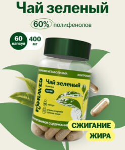 Floraved Green Tea Extract: 60 x 400mg Capsules