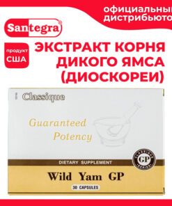 Wild Yam GP Santegra 375mg 30 Capsules | Menopause & Hormone Balance Support