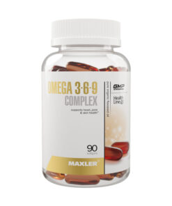 Maxler Omega 3-6-9 Complex Capsules: 90 Count Bottle