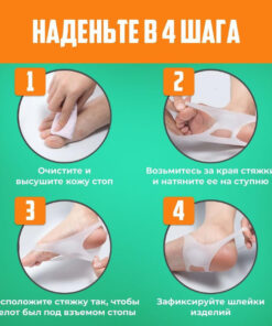 OrtoFoot Orthopedic Arch Supports for Flat Feet: Men's & Women's Insoles