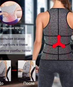 Lumbar-Thoracic Posture Corrector with Enhanced Stiffness (Gray)
