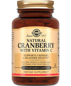 Solgar Natural Cranberry with Vitamin C 60 Capsules