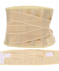 Heated Magnetic Lumbar Support Belt for Herniated Disc Treatment
