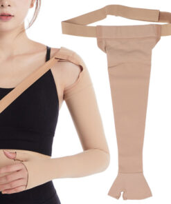 Lymphedema Compression Sleeve Left Arm: Post-Mastectomy PU Support for Swelling, Medical Grade Arm Compression