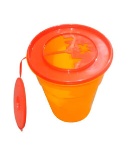 KM-Proekt Needle Disposal Container Class B/C, 165mm Height, 1.1L