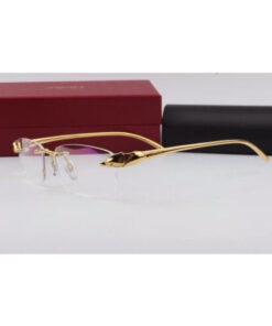 Cartier CT8200875 23K Gold Rimless Myopia Glasses - Pure Titanium Frame
