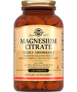 Solgar Magnesium Citrate Tablets 1717mg | 120 Count