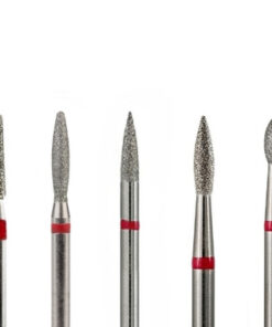 Fine Grit Electric Manicure & Pedicure Bit Set (7 Pcs)