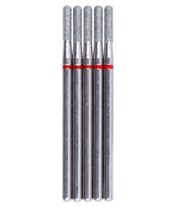VladMiva 20pc 1.8mm Diamond Burr - Rounded Edge Cylinder Red Ring