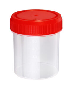 Sterile 60ml Specimen Container, Individually Packaged, No Spatula