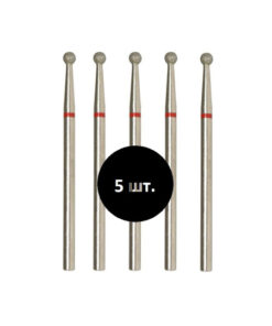 VladmiVa Manicure/Pedicure Machine Part 856.104.001.000.025 Red 025 Ball Bit