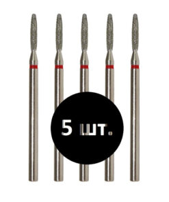 VladMiVa Nail/Pedicure Machine Part 856.104.244.100.018 Rounded Flame 018 Red