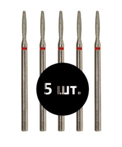 VladMiVa Nail & Pedicure Machine Part 856.104.244.100.021 Rounded Flame 021 Red