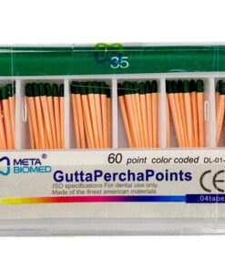 Gutta Percha Points 0.4 Taper #35 by Meta Biomed (60/pack)