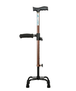 Adjustable Walking Cane for Seniors with Anti-Slip Tip - Heavy Duty Support Stick for Adults & Disabled - QUDUN