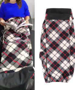 USB Heated Blanket with 3 Heat Levels - Soft Plush Electric Throw for Hands, Feet, Knees - Portable & Lightweight