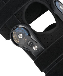 Adjustable Orthopedic Knee Brace for Injury Support - Black