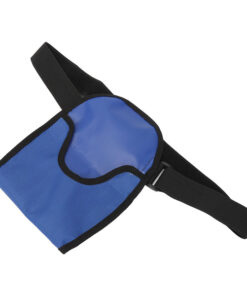 Oxford Fabric Stoma Bag with Adjustable Elastic Belt - Durable & Blue