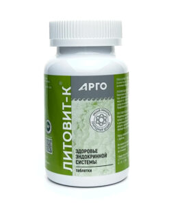 Lytovit K Zeolite: Iodine, Iron, Manganese for Thyroid Health - 140g Tablets (Nov, Argo)