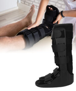 High Orthopedic Walking Boot for Ankle & Leg Protection (XL, Shoe Size 45-48)