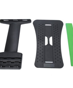 Back Massage Stretcher for Pain Relief | Lumbar Brace, Relax & Posture Corrector (Black/Green)
